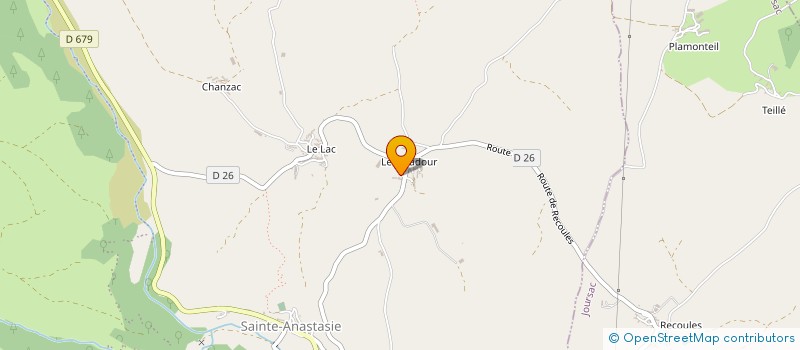 localisation de l'entreprise MADAME VALERIE VANTAL à NEUSSARGUES EN PINATELLE