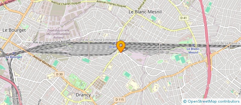 localisation de l'entreprise MADAME VALERIE VARLET  DRANCY