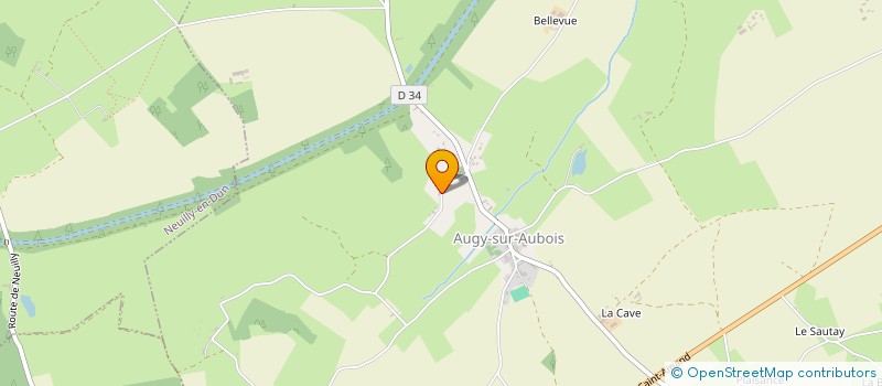 localisation de l'entreprise MADAME VALERIE VATEL  AUGY-SUR-AUBOIS