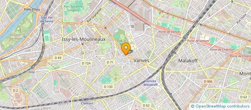 localisation de l'entreprise MADAME VALERIE VAUCELLE à VANVES