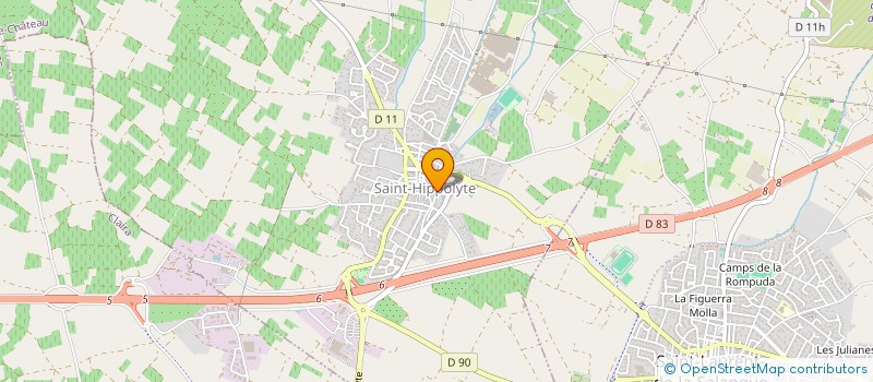 localisation de l'entreprise MADAME VALERIE VAUGE  SAINT-HIPPOLYTE