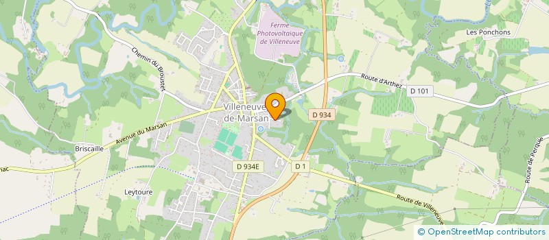 localisation de l'entreprise MADAME VALERIE VAYSSIERES  VILLENEUVE-DE-MARSAN