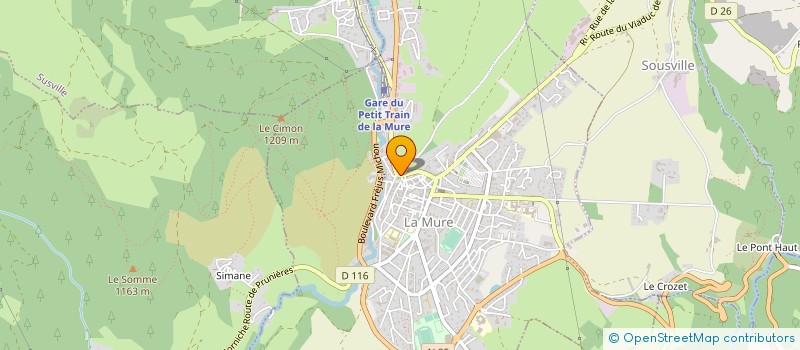 localisation de l'entreprise MADAME VALERIE VENDEMIE à LA MURE