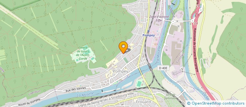 localisation de l'entreprise MADAME VALERIE VENIER  POMPEY