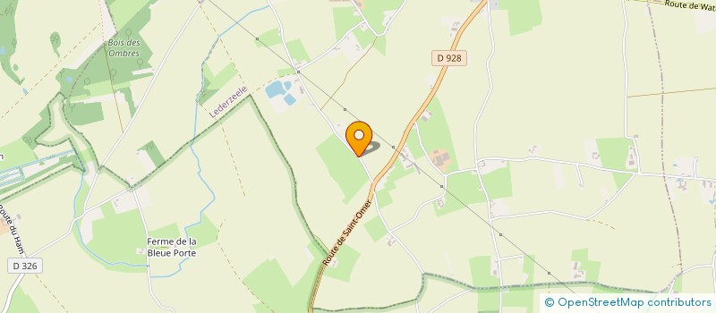 localisation de l'entreprise MADAME VALERIE VERBEKE  LEDERZEELE