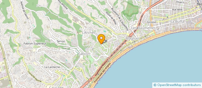 localisation de l'entreprise MADAME VALERIE VERBEKE  NICE