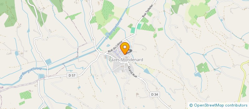localisation de l'entreprise MADAME VALERIE VERDIE  CAZES-MONDENARD