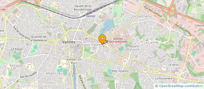 localisation de l'entreprise MADAME VALERIE VERDIER à VANNES