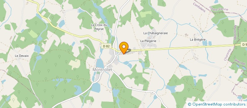 localisation de l'entreprise MADAME VALERIE VERDIER à MONTROLLET