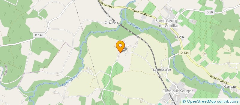 localisation de l'entreprise MADAME VALERIE VERDON  CLION