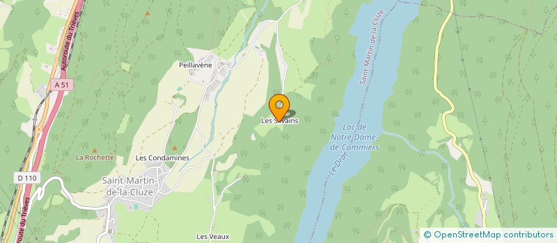 localisation de l'entreprise MADAME VALERIE VERGE  SAINT-MARTIN-DE-LA-CLUZE