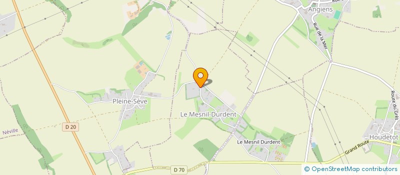 localisation de l'entreprise MADAME VALERIE VERGER à LE MESNIL-DURDENT