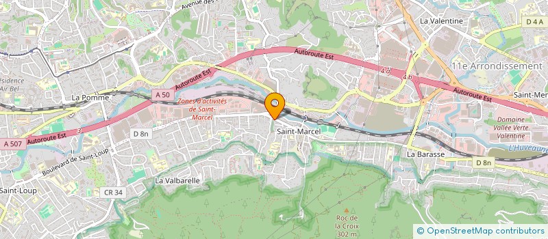 localisation de l'entreprise MADAME VALERIE VERGEZ à MARSEILLE