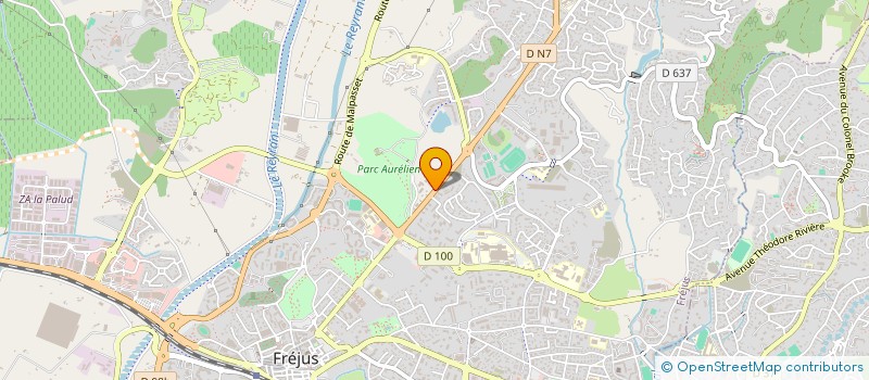 localisation de l'entreprise MADAME VALERIE VERHELST à FREJUS