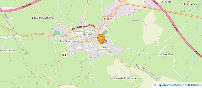 localisation de l'entreprise MADAME VALERIE VERNADAT à MONTMARAULT