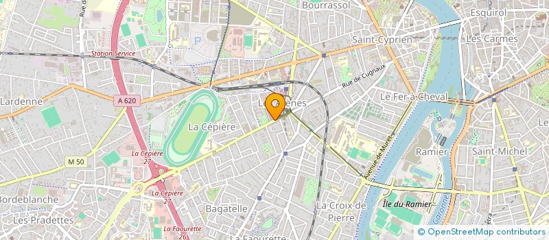 localisation de l'entreprise MADAME VALERIE VERNY à TOULOUSE