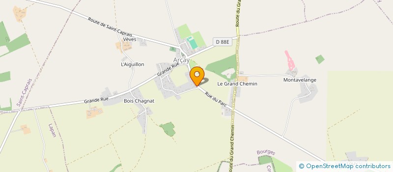 localisation de l'entreprise MADAME VALERIE VERON  ARCAY