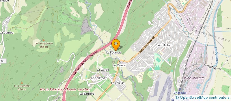 localisation de l'entreprise MADAME VALERIE VERPILLEUX  CHATEAU-ARNOUX-SAINT-AUBAN