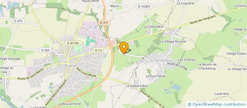 localisation de l'entreprise MADAME VALERIE VERRON  BREHAL