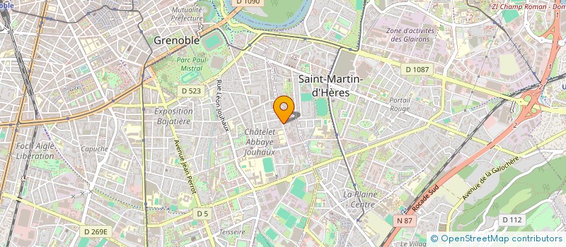 localisation de l'entreprise MADAME VALERIE VEYRET à GRENOBLE