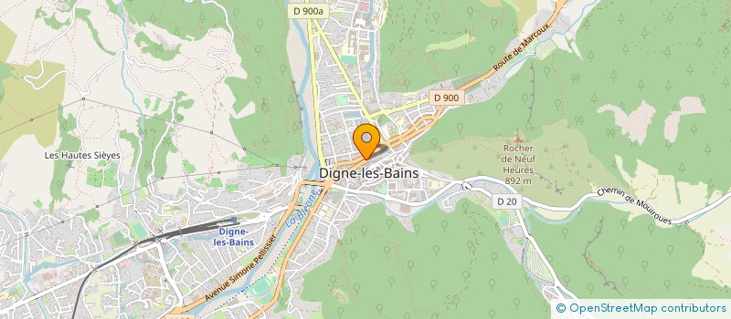 localisation de l'entreprise MADAME VALERIE VICIANA  DIGNE-LES-BAINS