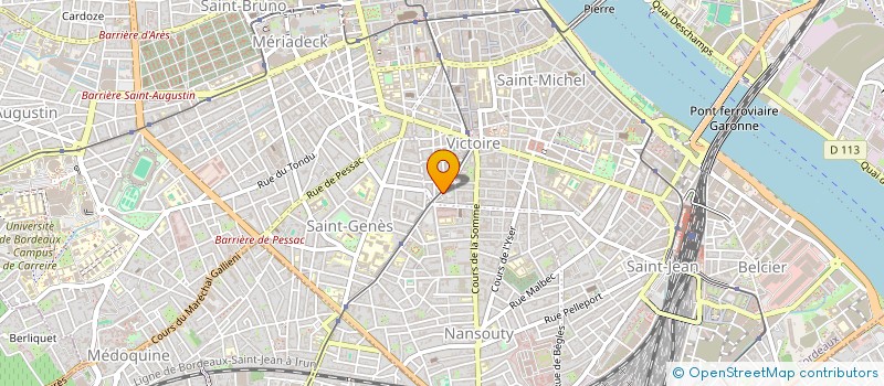 localisation de l'entreprise MADAME VALERIE VIDAL à BORDEAUX