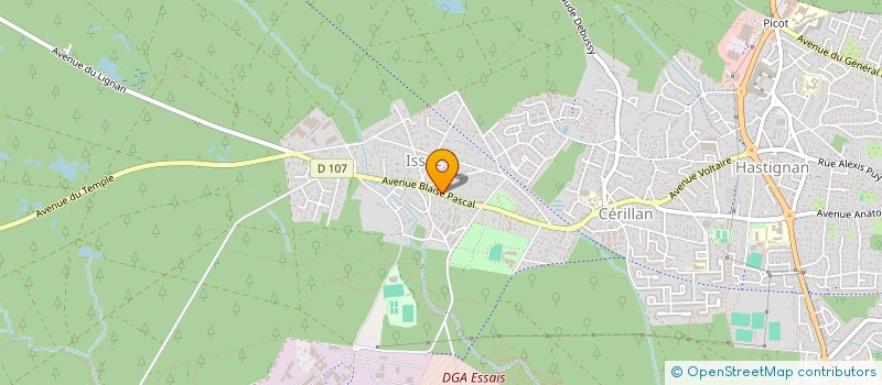 localisation de l'entreprise MADAME VALERIE VIDEAUX  SAINT-MEDARD-EN-JALLES