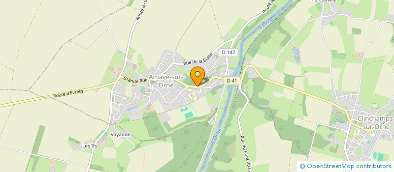 localisation de l'entreprise MADAME VALERIE VIEL  AMAYE-SUR-ORNE