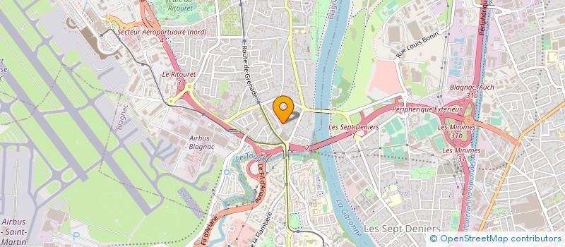 localisation de l'entreprise MADAME VALERIE VIGNE à BLAGNAC