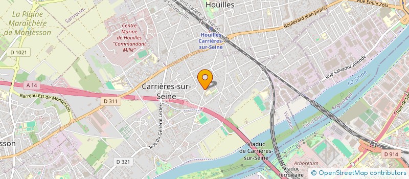 localisation de l'entreprise MADAME VALERIE VIGNES à CARRIERES-SUR-SEINE