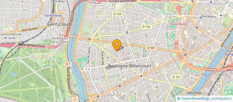 localisation de l'entreprise MADAME VALERIE VIGNOLET à BOULOGNE-BILLANCOURT