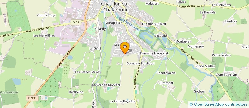 localisation de l'entreprise MADAME VALERIE VIGNON à CHATILLON-SUR-CHALARONNE
