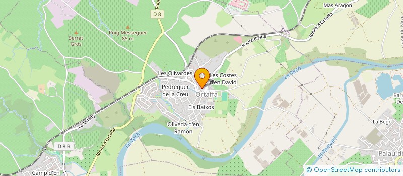 localisation de l'entreprise MADAME VALERIE VILLAIN  ORTAFFA