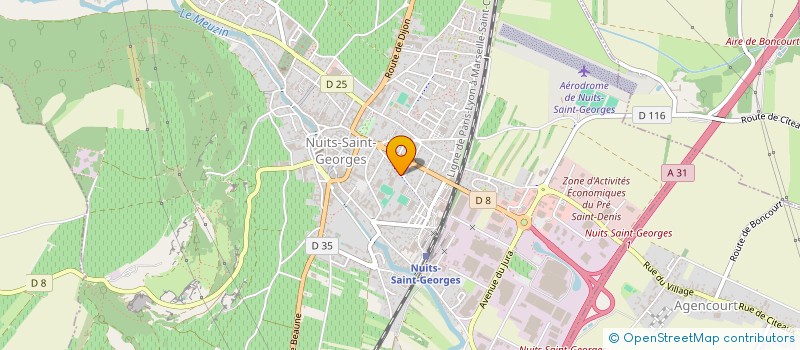 localisation de l'entreprise MADAME VALERIE VILMAIN  LE CREUSOT