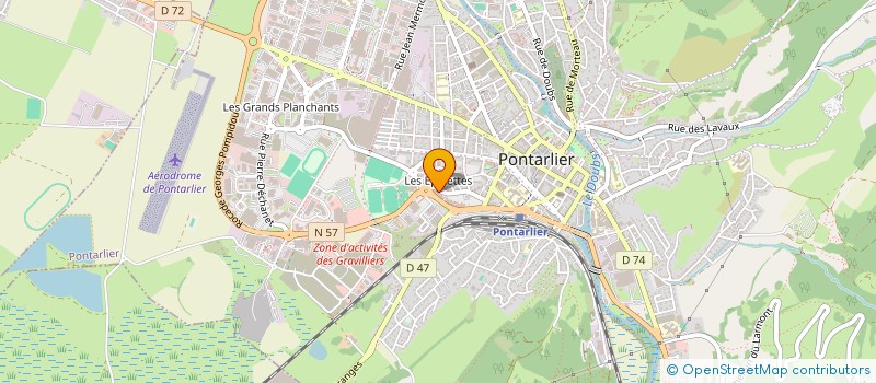 localisation de l'entreprise MADAME VALERIE VINCENT à PONTARLIER
