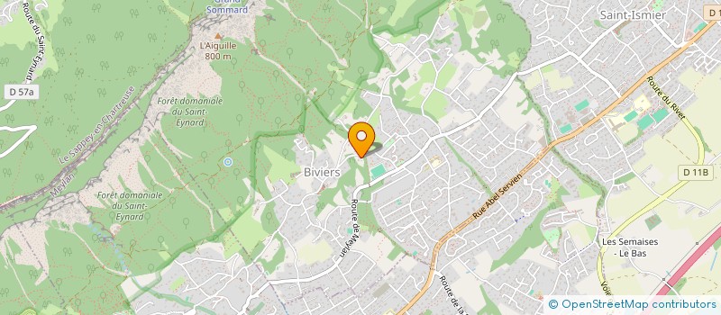 localisation de l'entreprise MADAME VALERIE VINCENT à SAINT-ISMIER