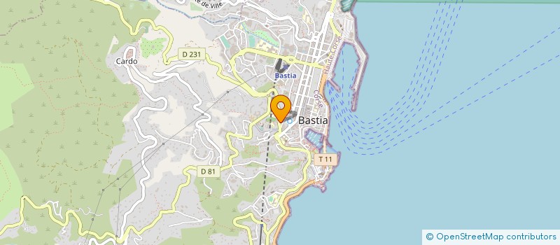localisation de l'entreprise MADAME VALERIE VINCENTI à BASTIA