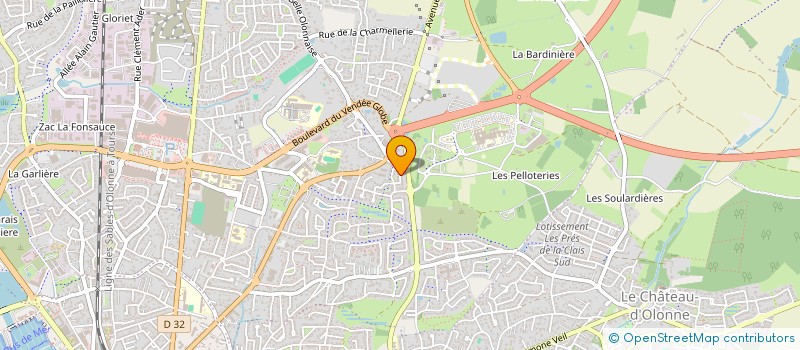 localisation de l'entreprise MADAME VALERIE VINEE à LES SABLES D'OLONNE