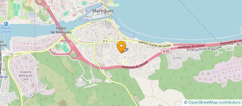 localisation de l'entreprise MADAME VALERIE VINOT à MARTIGUES
