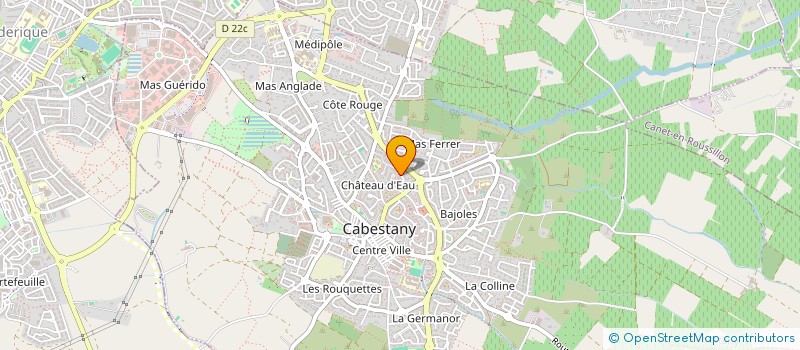 localisation de l'entreprise MADAME VALERIE VIREMOUNEIX  CABESTANY