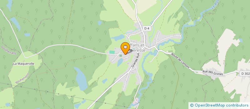 localisation de l'entreprise MADAME VALERIE VITTET  MOFFANS-ET-VACHERESSE