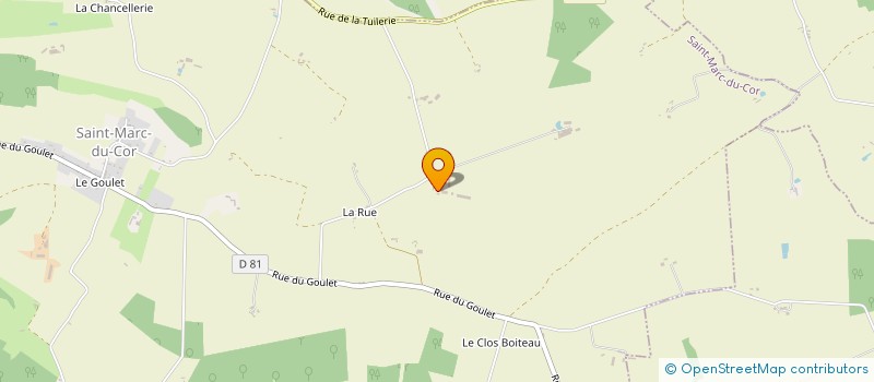 localisation de l'entreprise MADAME VALERIE VIVET  SAINT-MARC-DU-COR