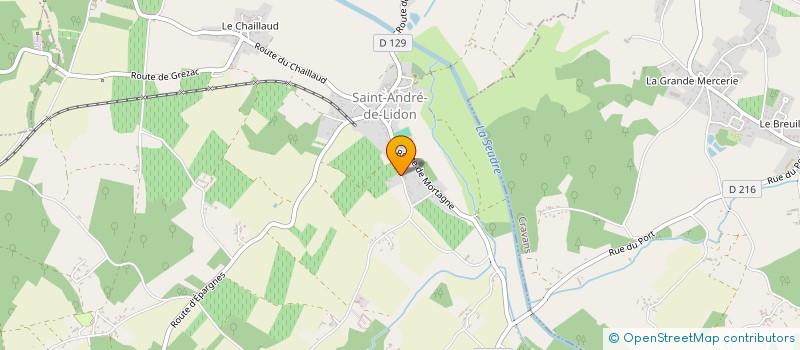 localisation de l'entreprise MADAME VALERIE VOELTZEL  SAINT-ANDRE-DE-LIDON