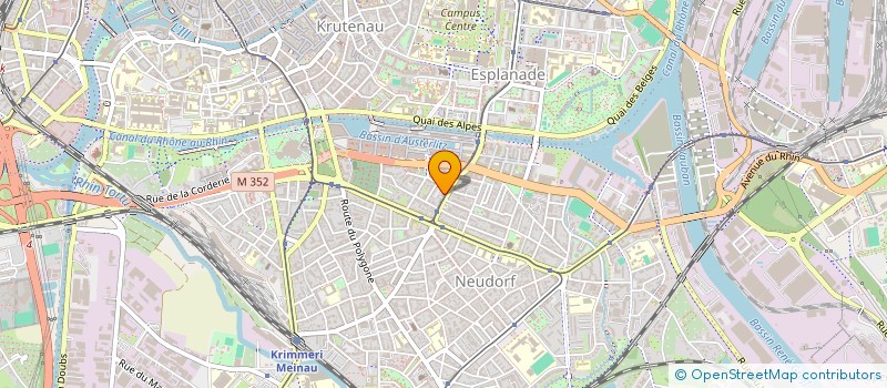 localisation de l'entreprise MADAME VALERIE VOGEL à STRASBOURG