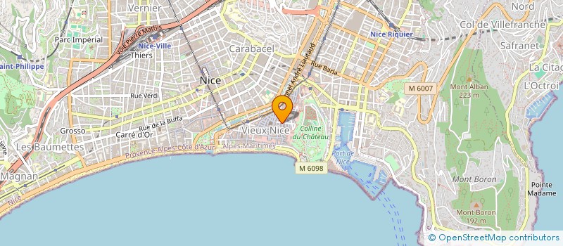 localisation de l'entreprise MADAME VALERIE VOGT à NICE