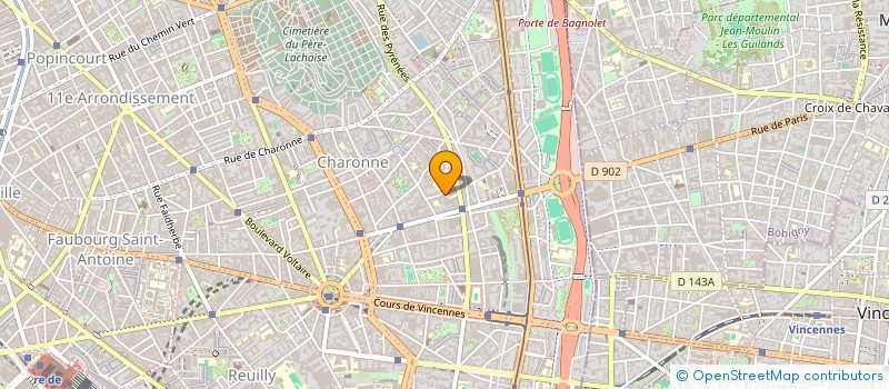 localisation de l'entreprise MADAME VALERIE VOINCHET  PARIS