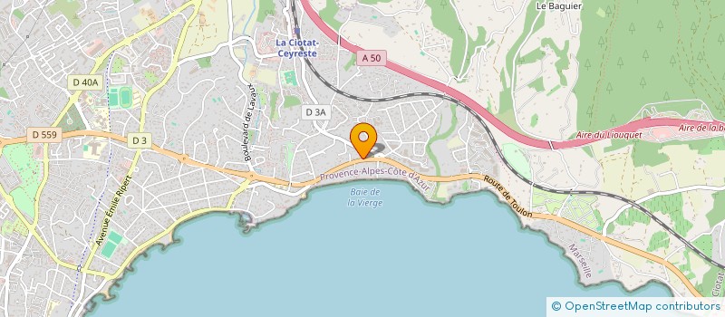 localisation de l'entreprise MADAME VALERIE VOISIN à LA CIOTAT