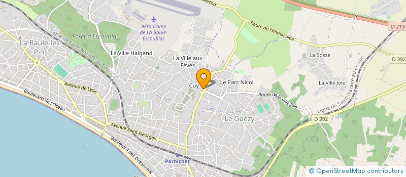 localisation de l'entreprise MADAME VALERIE VOISIN à LA BAULE-ESCOUBLAC