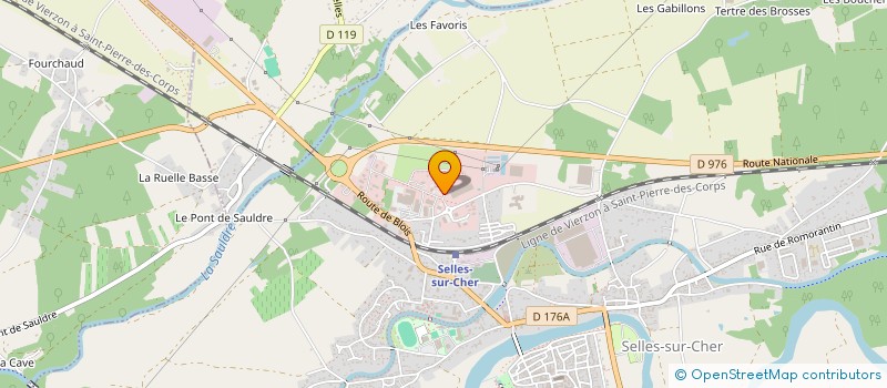 localisation de l'entreprise MADAME VALERIE VOISINE  SELLES SUR CHER