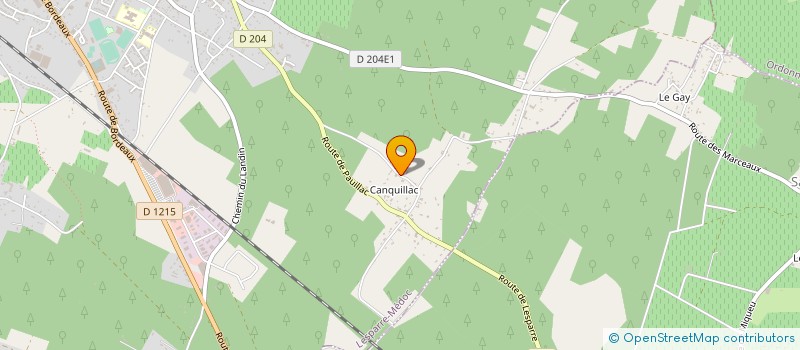 localisation de l'entreprise MADAME VALERIE VONTHRON  SAINT-YZANS-DE-MEDOC